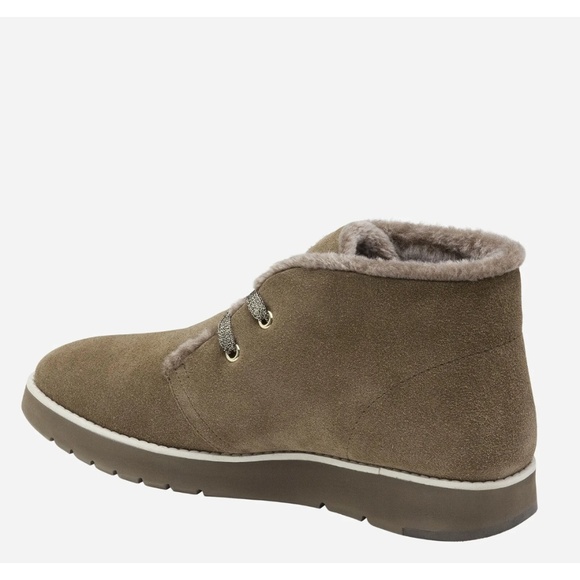 Johnston & Murphy Peyton Boot Waterproof English Oiled Suede Taupe Size 8 US NEW - Picture 8 of 8